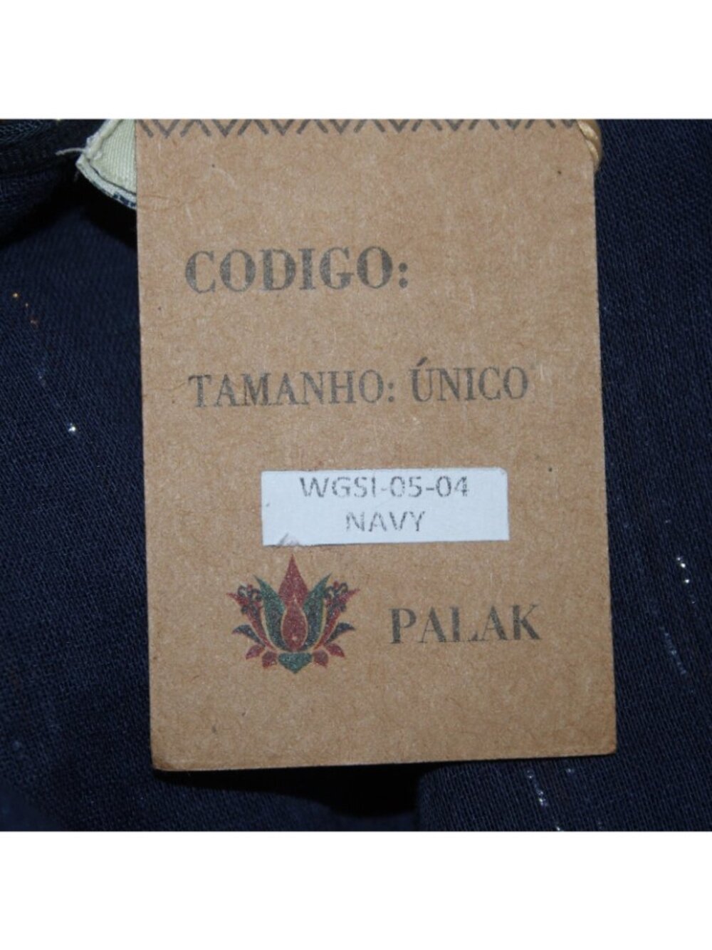 Palak Dress NEW Moda Polak Sz Free Size Navy Blue Embroid Sequin 100% Viscose - Picture 7 of 10